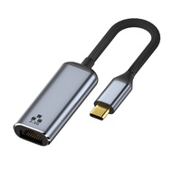Type-C 2.5G Network Adapter|USB-C Male to RJ45 Female Adapter Cable|Suitable for MacBook/Switch/Mobi