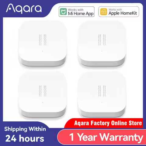 Aqara Smart Vibration Sensor Zigbee Motion Shock Sensor Detection Alarm Monitor Built In Gyro For Xi
