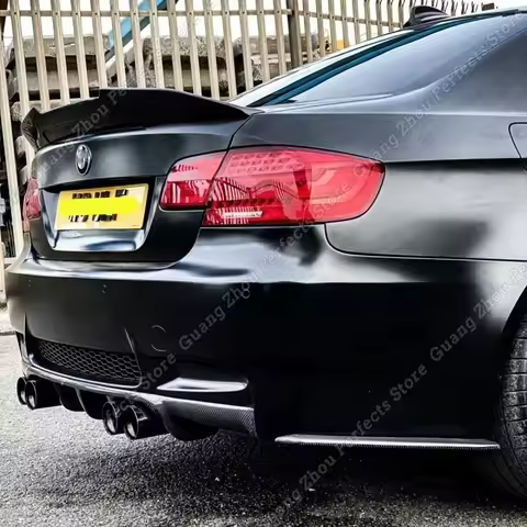 PSM Style Glossy Black ABS Rear Roof Trunk Spoiler Wing for BMW E92 335i 328i 2007 2008 2009 2010 20