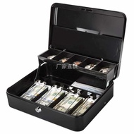 Small Tin Box Storage Box Cash Box Cash Box Cash Box Combination Lock Savings Box Metal Box Storage 