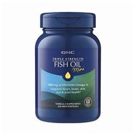 現貨在台✈️ GNC Triple Strength Fish Oil mini 三效魚油 軟膠囊 迷你 三倍