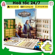 Q12 Boardgame Puerto Rico Deluxe game with 2 expansions - resource management, Tigar construction
