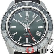 精工 Grand Seiko 機械高頻 36000 GMT 44mm 運動系列 SBGJ239/9S86-00K0 附原廠盒 不鏽鋼/皮革錶帶 男士腕錶 綠色拋光 成色極佳 [二手]