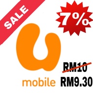 [ 7% Offer  ] U Mobile Top Up Prepaid &amp; Postpaid Bill