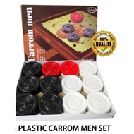 BUAH CARROM PLASTIC WOOD MEN ORIGINAL 💥HOT 24 PCS💥KAROM KAYU PLASTIK ORI TOURNAMENT CHAMPION COIN  S