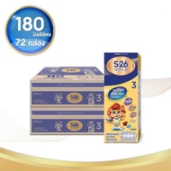 S-26 Gold UHT (Formula 3) Case นมกล่อง เอส-26 โกลด์ ยูเอชที สูตร3 ยกลัง2ลังอายุยาว