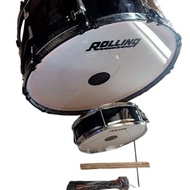 BASS DRUM 28 INC +SNARE DRUM 14 INC