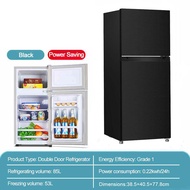 SHANBEN 138L/4.87Cu ft. large capacity refrigerator double door first-class energy efficiency househ