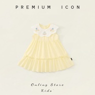 BABYBOO - Yellow Dress for Girls | Children's Yellow Dress | Toddler Dress