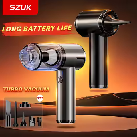 SZUK Car Vacuum Cleaner 8000PA Strong Suction Handheld Portable Cleaner Cleaning Machine Powerful Mi