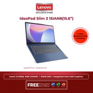 Lenovo Ideapad Slim 3 15IAN8 82XB007FMJ /7GMJ (Intel Core i3-N305/8GB RAM/512GB SSD/15.6" FHD/Office