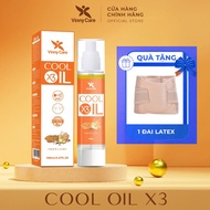 [Chai 100ml + Đai Nịt LATEX] Xịt Tan Mỡ COOL-OIL X3 chai to Chiết Xuất Bạc Hà - Gừng - Tiêu- Nghệ - 