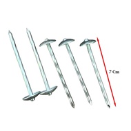 WHOLESALE Per 1 Kg 3 Inch (7 cm) Zinc Umbrella Nails Thread Model 3" Inch Galvanized Roofing Roof Th