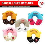 Bt21 Character Neck Pillow Soft, Cute and Adorable