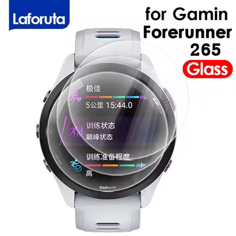 Tempered Glass For Garmin Forerunner 265 265s Screen Protector Forerunner 234 55 965 Move Luxe Style