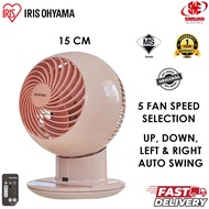 Iris Ohyama 15cm Air Circulator Fan Light Weight PCFSC15TC [ Ready Stock ] PINK