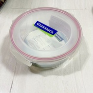 Glasslock 720 ml 1100ml 強化玻璃 微波 保鮮盒 圓形 microwaves safe storage box