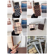 【Fold Love】Plating Hard PC For SAMSUNG Z Flip 3 4 5 Casing For Girl Shockproof Lens Protector Case