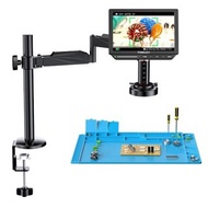TOMLOV Autofocus 4K Digital Microscope | 2000X Magnification, 8" Screen, TM4K-AF Flex Arm HDMI | for