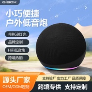 [Ready Stock] Alaxe Speaker usb Fabric Card Small Speaker Subwoofer Desktop Portable Audio DZ4/19