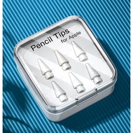 AIEACH Apple Pencil Tip Replacement Hard HB Nib 1st 2nd 6 PCS - HB6
