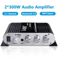 600W 2.1 Channel Stereo bluetooth Power Amplifier HiFi FM Theatre Karaoke SD Amp Home