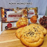 ( TERMURAH ) 10 Pcs MOMOTARO SHORTBREAD COOKIES / MOMOTARO AOKA KUKIS / Roti Kering AOKA MOMOTARO