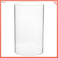 🏠 Candle Shade Clear Holder Sleeve Rugables Candlesticks Decorative Glass Shades Lamp Home
