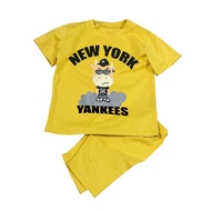Yankes buffalo short-sleeved shorts set. baby girl care set from 6kg-29kg.BDBG29. .