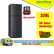 Sharp 320L Smile Refridgerator SJ-327MDS Fridge