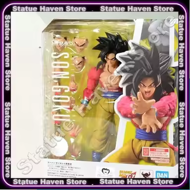 Original Dragon Ball Z SHF SH Figuarts Super Saiyan 4 DBZ SSJ4 Son Goku
