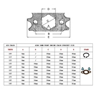 Front Engine 428# 17mm 20mm 10T-19T Sprocket For KAYO BSE SSR SDG Dirt Pit Bike ATV Quad Go Kart Mop