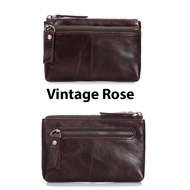 Cobbler Legend Genuine Leather Women's Coin Purse Pouch Zip Wallet