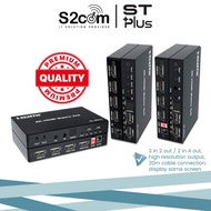 HDMI2.0 2x2 2x4 3D 2K 4K 2 In 2 Out / 4-Out Switch Splitter/Matrix