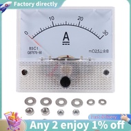 85C1-A Dc Analog Ampere Meter Panel Meter Gauge 30A Amp Gauge Current Mechanical Ammeters