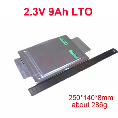 2023 GTK 2.3V 2.4V 9Ah 10Ah LTO Battery Lithium Titanate Cells MGL 6c Fast Charge discharge for Car 