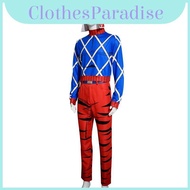 Golden Giorno Wind Cosplay Garment With Comfortable Fabric For Role And Events Playing