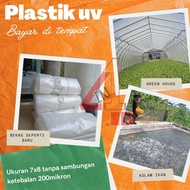[TERLARIS] plastik uv 7x8 meter 200 micron/green house/atap gudang/serbaguna