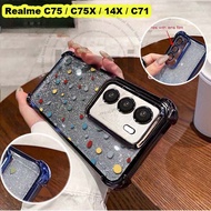 Casing Realme C75 C75X C75X C 75 C75 X 14X C71 C 71 Casing Glitter RealmeC75 X RealmeC75X RealmeC71 