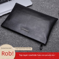 dompet kulit lelaki original dompet lelaki kulit original Men Large Capacity Clutch Casual Soft Cowh
