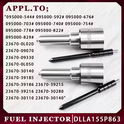 Nozzle: DLLA155P863 DLLA155P848 DLLA158P854&DLLA157P855 DLLA152P862 Atomized Fuel Suitable For DENSO