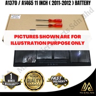 MG BRAND Original 11-inch 2011 2012 A1370 A1465 A1406 Battery Laptop Battery Replacement ( Ready Sto