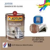 JOTUN ESSENCE HI-GLOSS (5L/7KG) / CAT SOLVENT KHUSUS KAYU &amp; BESI /