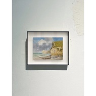 Eugene Boudin 丨 La falaise d ''Amont Replica Print Niche Decorative Painting Modern Simple Art Advan