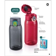 3 Colour: Tupperware Elegant 550ml H2Go Tumbler eco bottle with handle (water bottle water tumbler e