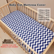 Cadar Baby Cot / Baby Cot Fitted Bedsheet / Baby Cot Mattress Cover / Cadar Tilam Bayi