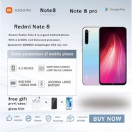 Global Version Xiaomi Redmi Note 8 6+128GB  Qualcomm SDM665 Snapdragon 665 (11 nm) 6.3 inches,48 MP+