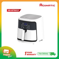 Aconatic หม้อทอดไฟฟ้าไร้น้ำมัน ความจุ 6ลิตร 1850W รุ่น AN-AFY6013
