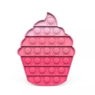 VIRAL Pop It Cupcake Pink Ice Cream Pink Toys for Girls