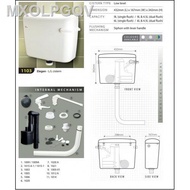 【NEW stock】∏TECHPLAS Elegen Plastic Cistern Low Level Techplas Low Level / Tangki Tandas Duduk